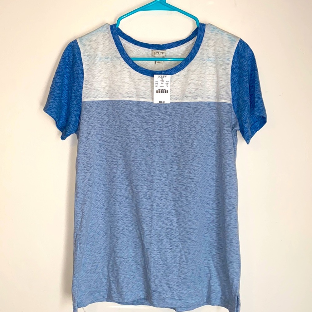 J. Crew Color-block T-shirt Small
